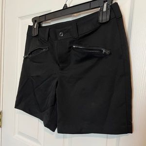 Women Fila Sport Golf Shorts Black Lightweight Moisture Wicking Material Size 6